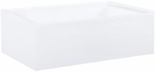 Voltaire 60" x 32" Left-Hand Drain Alcove Bathtub with Apron and Armrest
