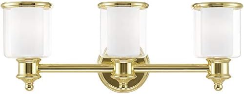 Livex Lighting 3 Lt Polished Brass Bath Vanity 40213-02