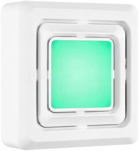 Broan-NuTone FG600RGBS Customizable Color Changing LED Cover/Grille for Bathroom Fans, Easy DIY Install, Smart Phone App, Bright White