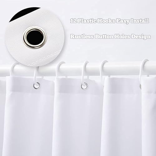 Polka Dot Shower Curtain Blue Pastel Modern Abstract Bathroom Curtain Sets
