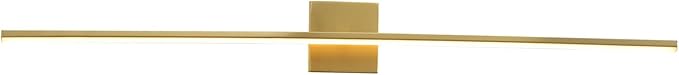 Brushed Gold Vanity Light 40 Inch Dimmable 5CCT LED | Modern Bathroom Light Fixtures 23W Wall Vanity Lamp Over Mirror, Wall Sconce for Bedroom Cabinets UL Certificated