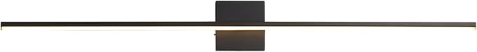 Modern Bathroom Vanity Light 40 Inch,Dimmable 5CCT LED | 23W Black Bathroom Light Fixture Over Mirror, Wall Sconce Lighting for Restroom Mirro