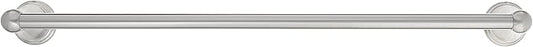 Amazon Basics Straight Modern Towel Bathroom Bar, 24 inch, Satin Nickel
