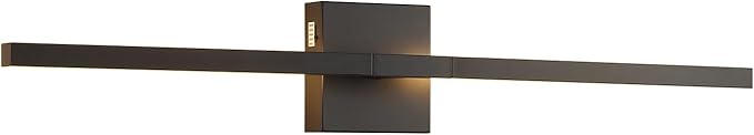 Brushed Black Vanity Light 30 Inch Dimmable 5CCT LED | Modern Bathroom Light Fixtures 18W Wall Vanity Lamp Over Mirror, Wall Sconce for Bedroom Cabinets