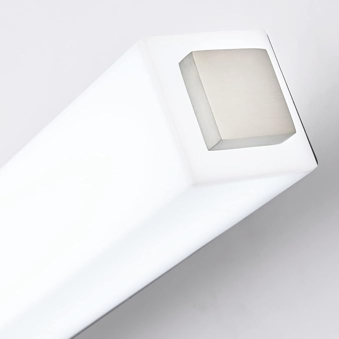 Bathroom Vanity Light Brushed Nickel - Modern LED Vanity Lighting Fixtures - 32 Inch Bathroom Lights Over Mirror 6000K Bright White Light