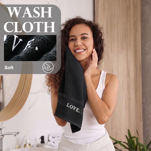 Hahafelt Decorative Bathroom Towel Set, Neutral