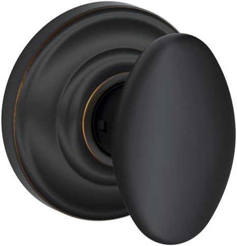 SCHLAGE Siena Passage Knob, Andover Rose, Aged Bronze - FA10DNB716/F10SIE716AND