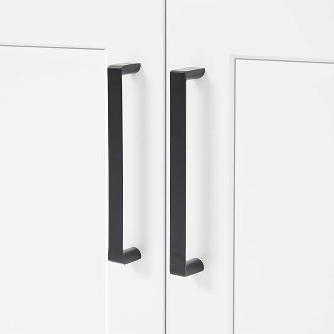 ARIEL Hepburn 48-inch Bathroom Vanity Base Cabinet,Solid Wood, 2 Soft Closing Doors, 9 Dovetail Drawers, White