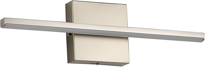Modern Bathroom Vanity Light 16 Inch, Dimmable 5CCT LED | 14W Brushed Nickel Bathroom Light Fixture Over Mirror, Wall Sconce Lighting for Restroom Mirror Farmhouse