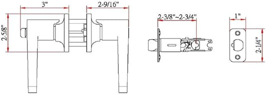 Design House 791640 Scroll Entry Door Lever Oil Rubbed Bronze