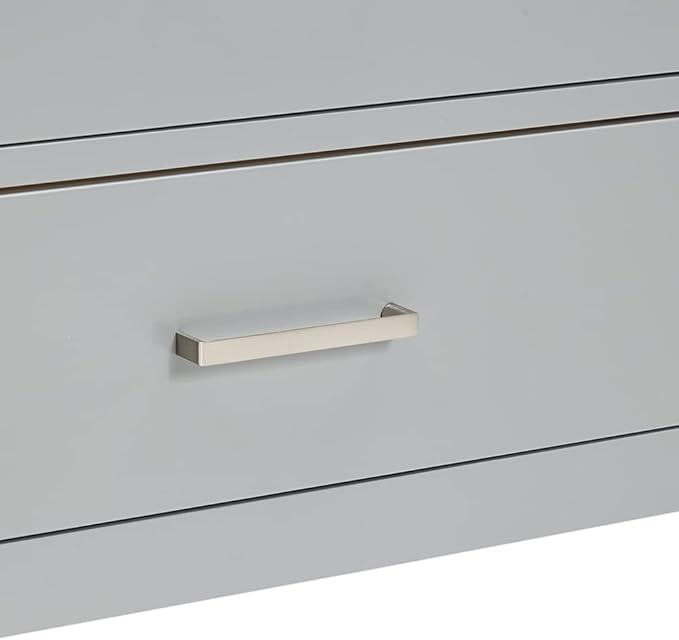 ARIEL Hutton 73 in. Double Oval Sink Floating Wall Vanity with 1.5" Inch White Quartz Countertop in Grey