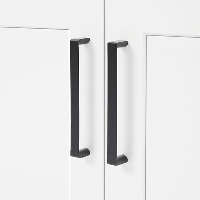 ARIEL Hepburn 42-inch Bathroom Vanity Base Cabinet,Solid Wood, 2 Soft Closing Doors, 5 Dovetail Drawers, White