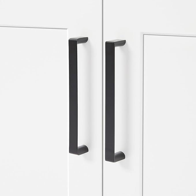 ARIEL Hepburn 42-inch Bathroom Vanity Base Cabinet,Solid Wood, 2 Soft Closing Doors, 5 Dovetail Drawers, White
