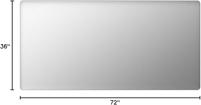 LOAAO 72X36 Inch Brushed Nickel Bathroom Mirror, Rounded Rectangle Silver Metal Frame Mirror, Brushed Nickel, Anti-Rust, Shatter Proof, Hangs Horizontally or Vertically | Rounded Rectangle, Silver Metal Frame, Anti-Rust, Tempered Glass, Hangs Horizonta...