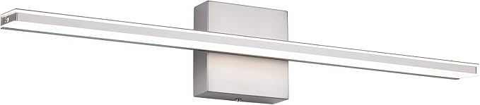 LED Modern Bathroom Light Fixtures 18W Brushed Nickel Vanity Lights Bar 5CCT Dimmable ixture Over Mirror Vanity Light for Bathroom Lighting 23.6 inch
