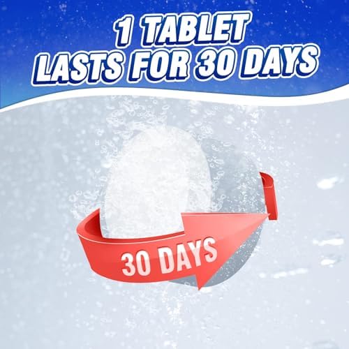 Vacplus Toilet Bowl Cleaner Tablets, 6 Pack, Auto Bleach, Long-Lasting
