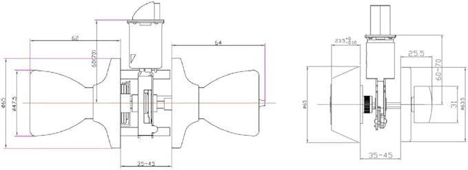 Design House 728683 Terrace 6-Way Universal Entry Door Knob and Single Cylinder Deadbolt Satin Nickel