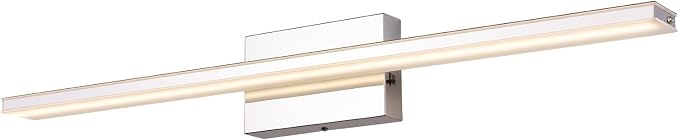 LED Modern Bathroom Vanity Light Fixtures 24W Dimmable 5CCT LED Vanity Light Bar Over Mirror Matte Black Wall Light for Bathroom 31.5 inch Long