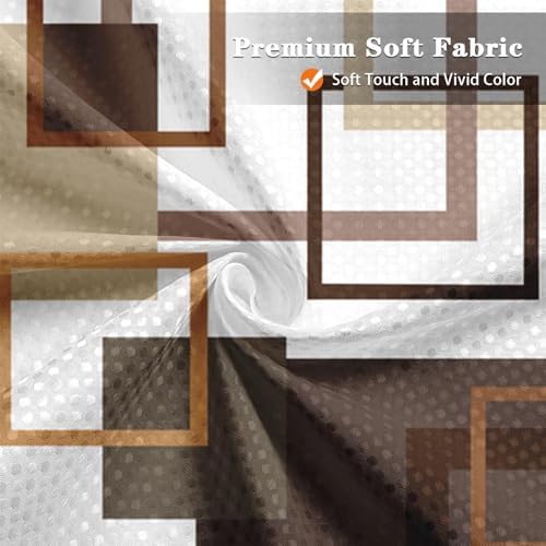 Shower Curtain Set, for Bathroom Decor 72" x 72", Abstract