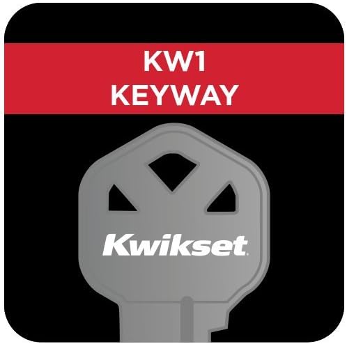 Kwikset Shelburne Front Door Lock Handle and Deadbolt Set, Entry Handleset Exterior with Interior Reversible Lever, Satin Nickel, Pick Resistant SmartKey Rekey Deadbolt Security