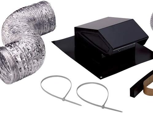 Broan-NuTone 110 CFM Bathroom Exhaust Fan and Roof Vent Kit for 3-4" Ducts