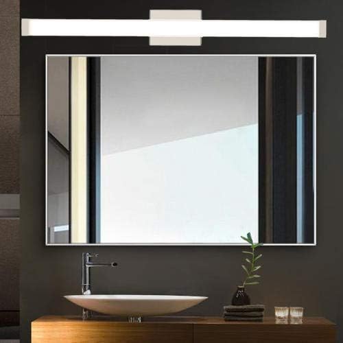 40" LED Bathroom Vanity Light 24W Brushed Nickel 4000K Square | Natural White Light,Wall Bar Lighting,Rust & Moisture Resistant, Energy-saving, moisture-proof, for bathroom dresser mirror