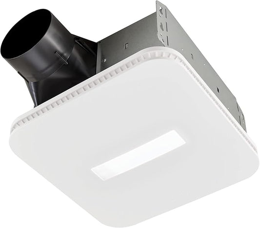 Broan-NuTone AE110LK Ventilation Fan & Available NuTone WVK2A Flexible Wall Ducting Kit for Ventilation Fans, 4-Inch