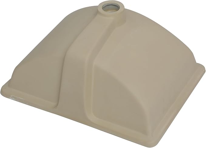 Undermount Bathroom Sink - 18''x14'' White Rectangle Bathroom Sink Porcelain Ceramic Sink Vanity Basin Lavatory Sink Rectangular Vessel Sink, LOF-BS1814