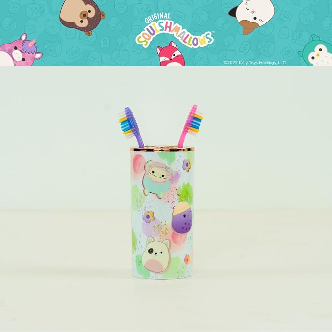 Squishmallows Kids Toothbrush Holder - Pencil/Pens Tumbler, (Officially Licensed Product) by Franco