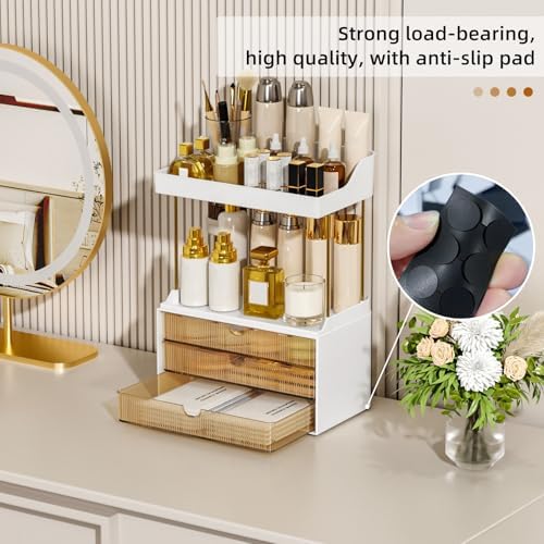 StorBin Arcylic 5-Tier Makeup & Skincare Organizer for Vanity, Bath, 2 Sets