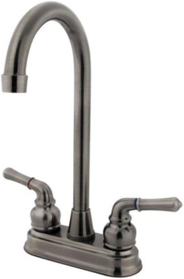 Kingston Brass KB493 Magellan Bar Faucet, 4-3/4", Vintage Nickel