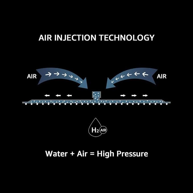 Iriber Shower System Wall Mounted Shower Faucet Mixer Set with Luxury High Pressure Shower head and 3-Setting Handheld, Bathroom Shower Trim Kit Contain Pressure Balance Valve, Matte black