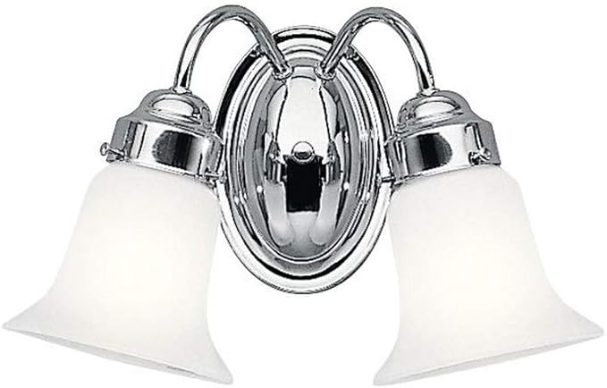 Kichler 6122CH Bath 2-Light, Chrome