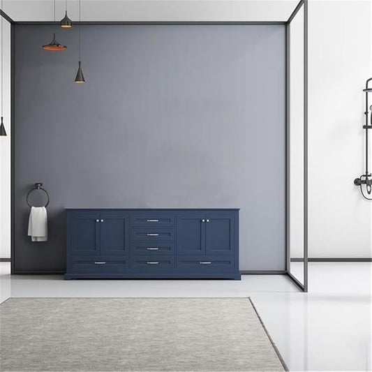 Dukes 80 in. W x 22 in. D Navy Blue Double Bath Vanity
