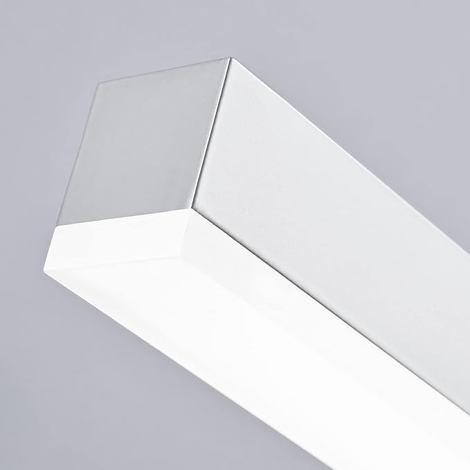 PRESDE Bathroom Vanity Light Dimmable 48in Modern Silver LED Bathroom Light Fixtures Over Mirror Bath Wall Lighting (Cold White 6000K)