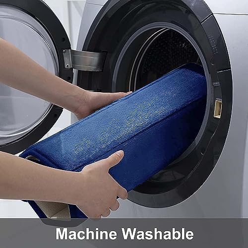 Buganda Memory Foam U-Shaped Toilet Rugs 20 x 20, Absorbent Bathroom mat