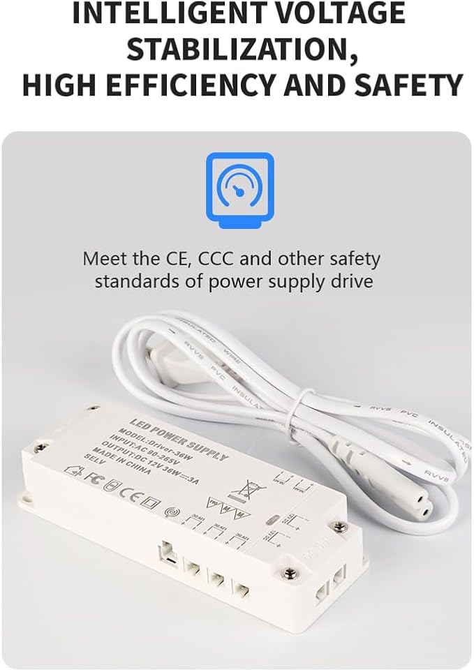24x32inches Rectangle LED Mirror, Smart Bathroom Mirror with Lights, Anti-Fog, Tempered Glass, 3 Colors Dimmable, Front and Backlit, CRI 90+, Wall Mounted, Memory