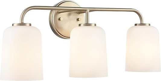 ML Lighting 214203-MG Laphia 22" Wide 3-Light Vanity - Modern Gold