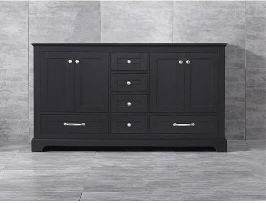 Dukes 60 in. W x 22 in. D Espresso Double Bath Vanity