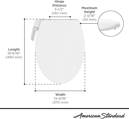 AquaWash® Slim Non-Electric SpaLet® Bidet Seat With Manual Operation