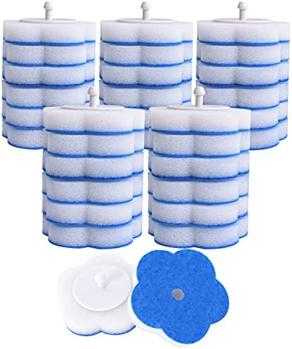 Topo Bear Toilet Bowl Wand Refills 32 Pcs Disposable Toilet Brush Cleaning Sponges Heads Not Compatible with Other Wand