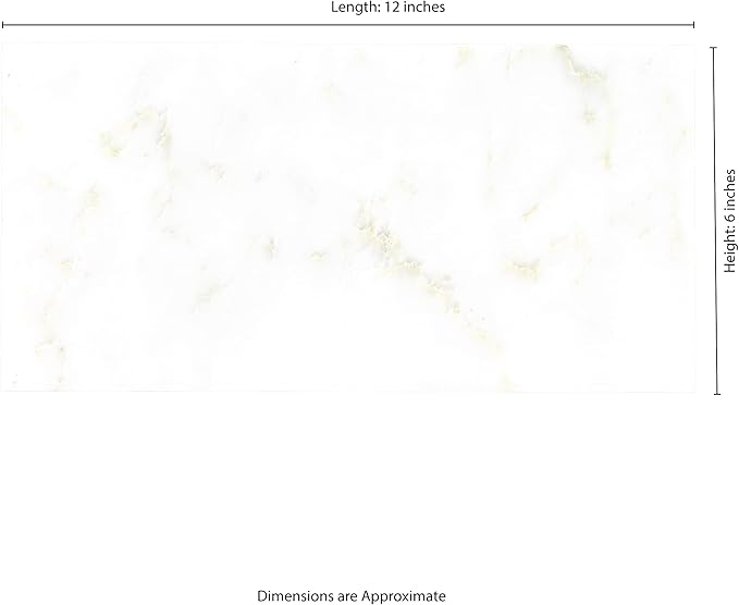 MSI Arabescato Carrara 12 inch x 6 inch Polished Marble Subway Tile for Kitchen Backsplash, Floor Tile, Wall Tile for Bathroom, Shower Wall Tile, 6x12 inch Mosaic Tile