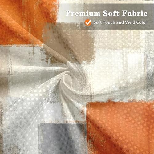 Shower Curtain Set, for Bathroom Decor 72" x 72", Modern Painting