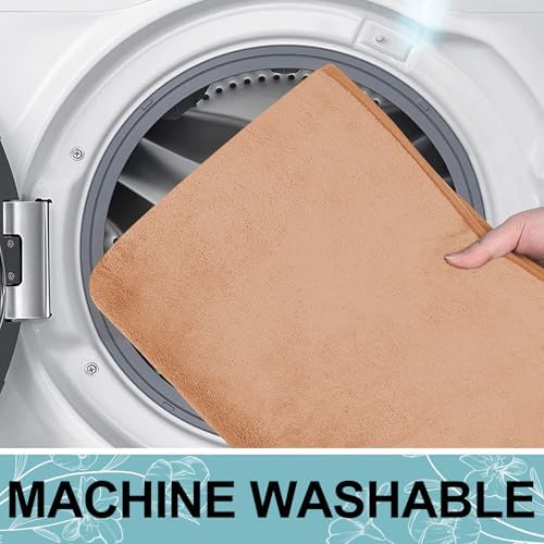 Smiry Memory Foam Bath Mat 24x16, Extra Soft and Absorbent Bathroom Rugs