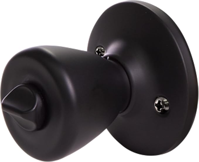 Design House 779272 Tulip Keyed Entry Door Knob Matte Black