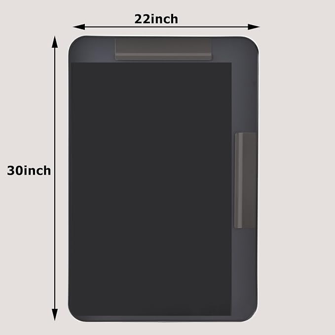 Easly Silver Bathroom Mirror for Wall, 30x22 Inch Rectangular Aluminum Alloy Framed Mirror, Modern Wall Mounted Vanity Mirror for Bathroom, Vertical or Horizontal