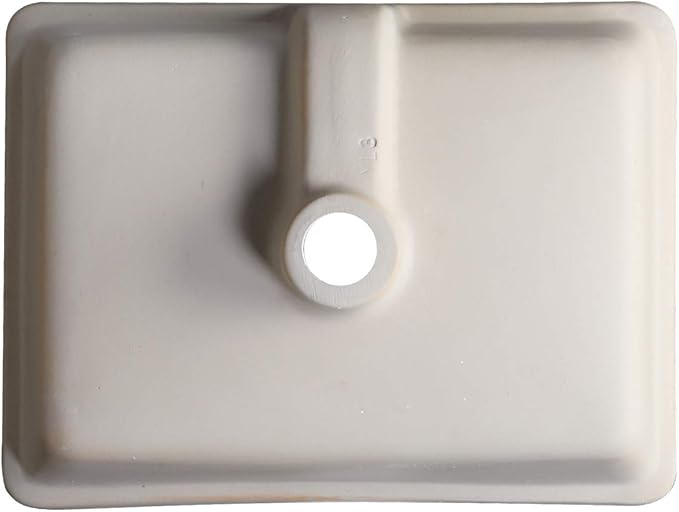 18 Inch Undermount Bathroom Sink Small Rectangle Undermount Sink White Ceramic Under Counter Bathroom Sinks with Overflow (18.3"x13.8")