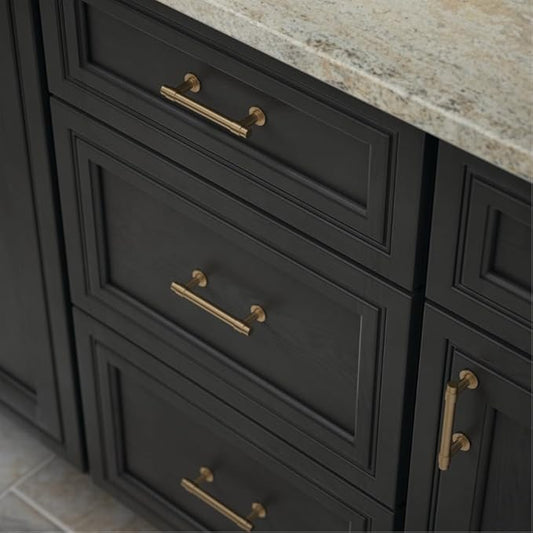 Franklin Brass Bar (20-Pack) Cabinet Handles 3" Hole Center Pulls | Champagne Bronze Hardware Kitchen Door, Drawers, Dressers, Furniture P29520K-CZ-B2