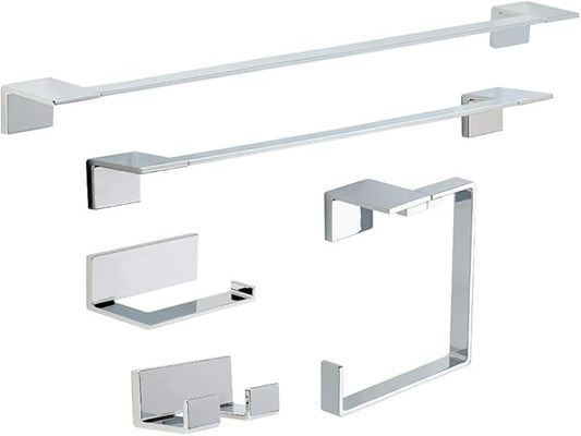 DELTA FAUCET 77736 Vero Wall Mounted Double Towel Hook in Polished Chrome
