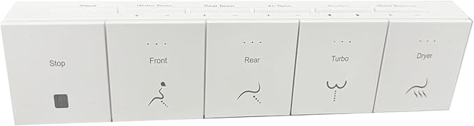 Remote-Control Shell for ABGAB Electric Bidet Seat(Remote Control Only, Not Including Toilet Seat),Pearl White
